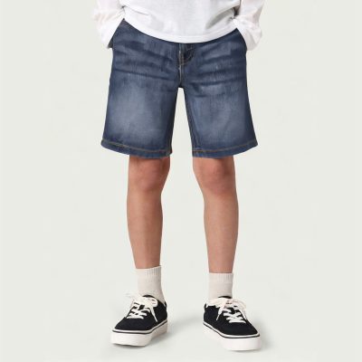 boys-slim-fit-adjustable-waistband-cotton-denim-shorts
